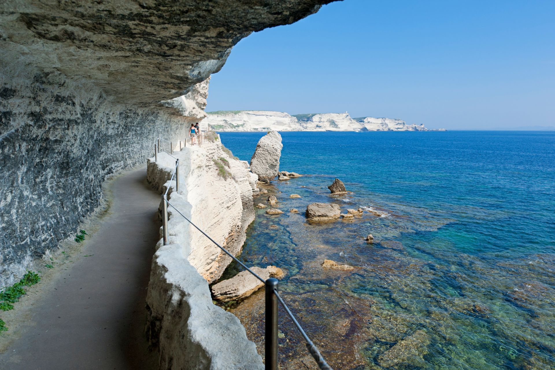 Monter les escaliers du Roy D'Aragon à Bonifacio | Hôtel Le Royal